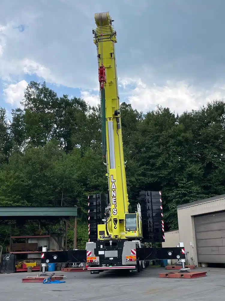 500 ton Tadano crane for hire.